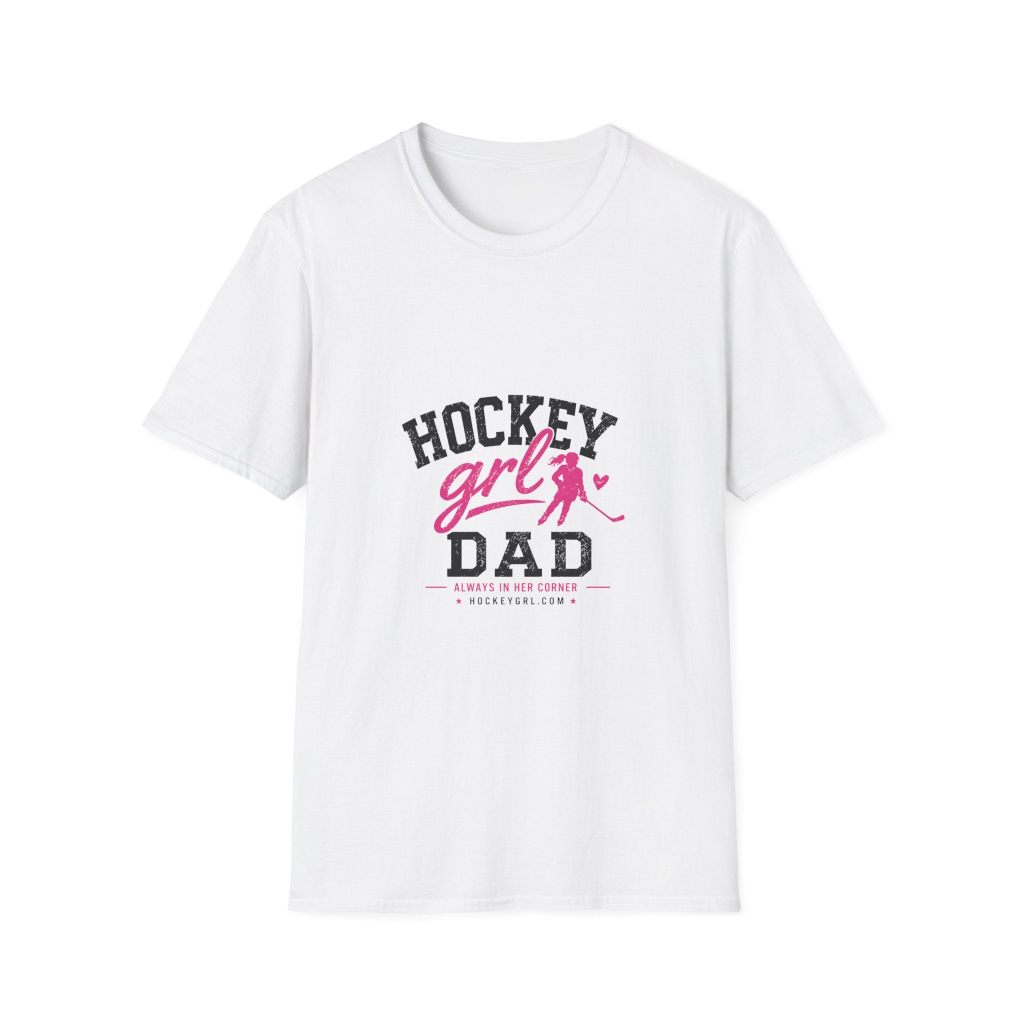 Personalized Hockey Girl Dad T-Shirt