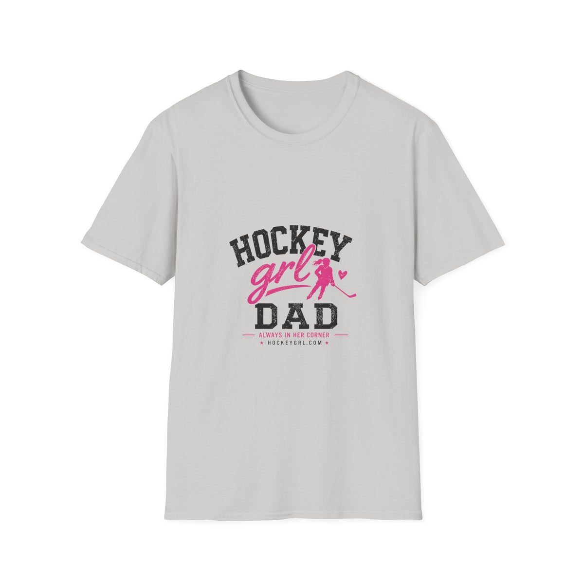Personalized Hockey Girl Dad T-Shirt