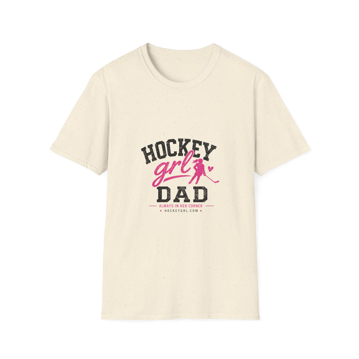 Personalized Hockey Girl Dad T-Shirt